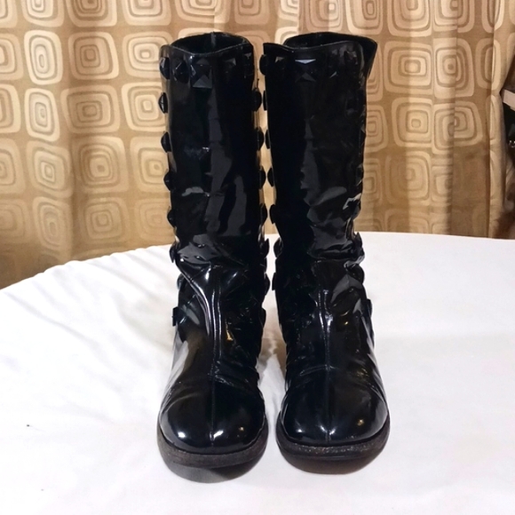 Jimmy Choo Patent Leather Boots - Picture 2 of 16